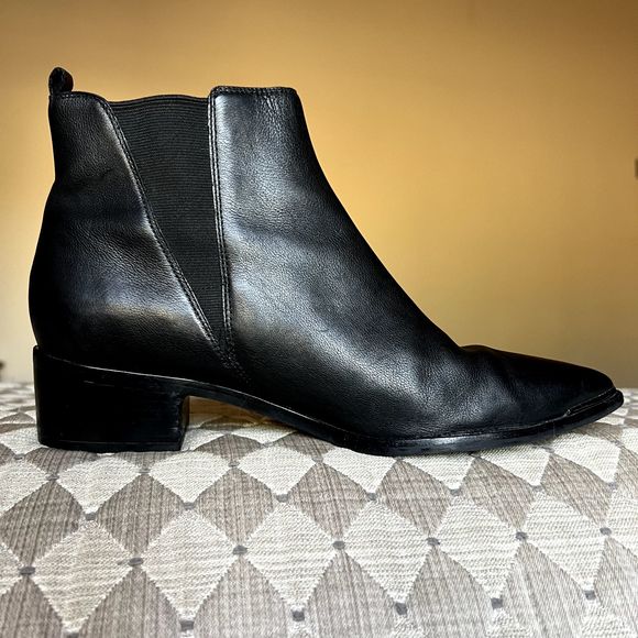 Marc Fisher Black Ankle Boots - Picture 10 of 13